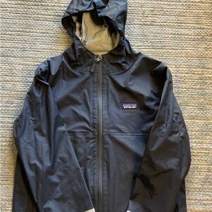 Patagonia Black Youth Rain Jacket